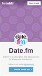 Mobile Screenshot of blog.date.fm